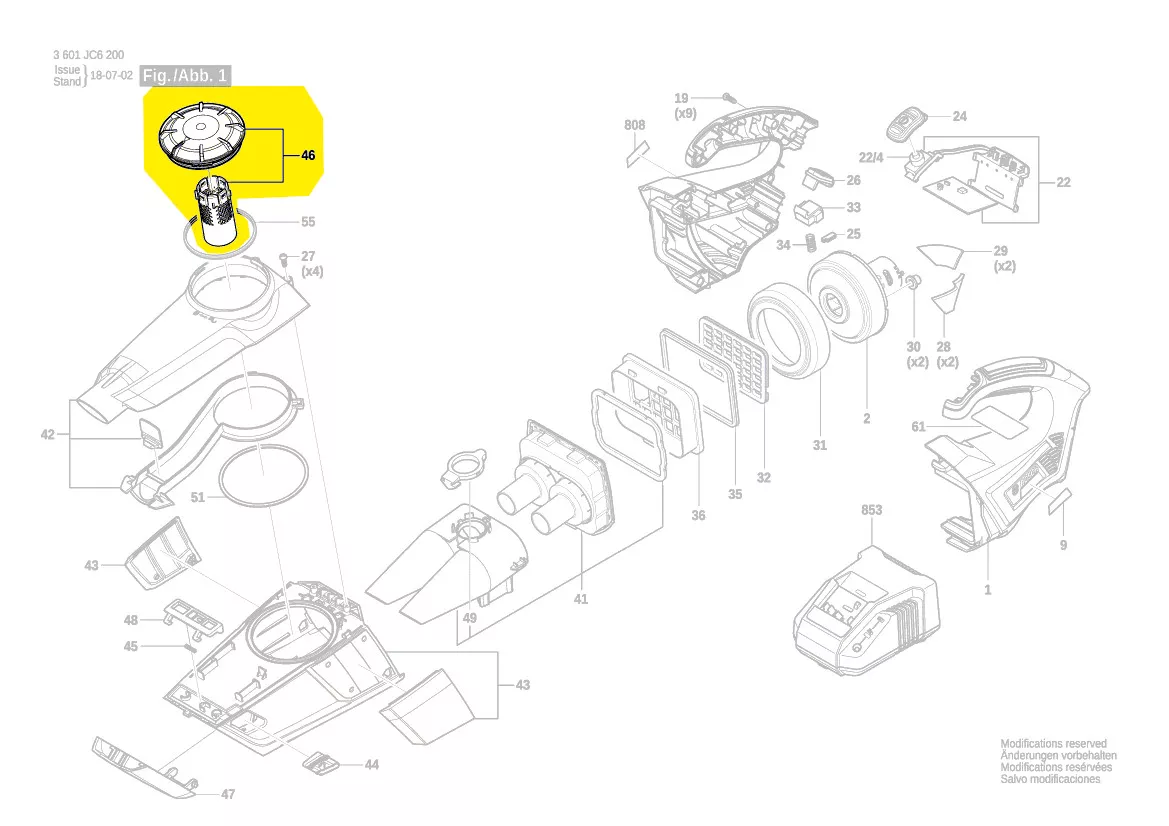 Filtre grossier réf. 1 619 PB2 101 Bosch